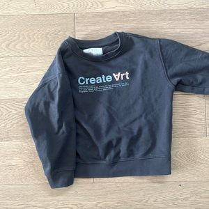 Zara “ Create Art” Sweatshirt